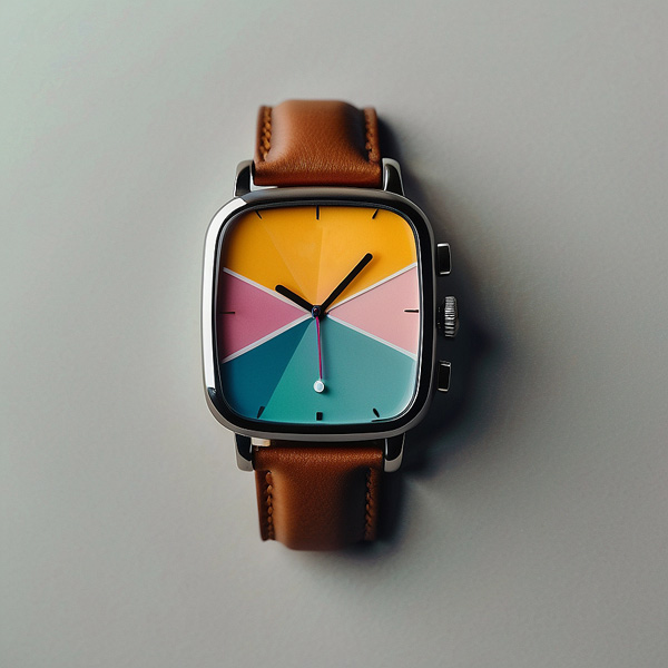 Bunte Armbanduhr