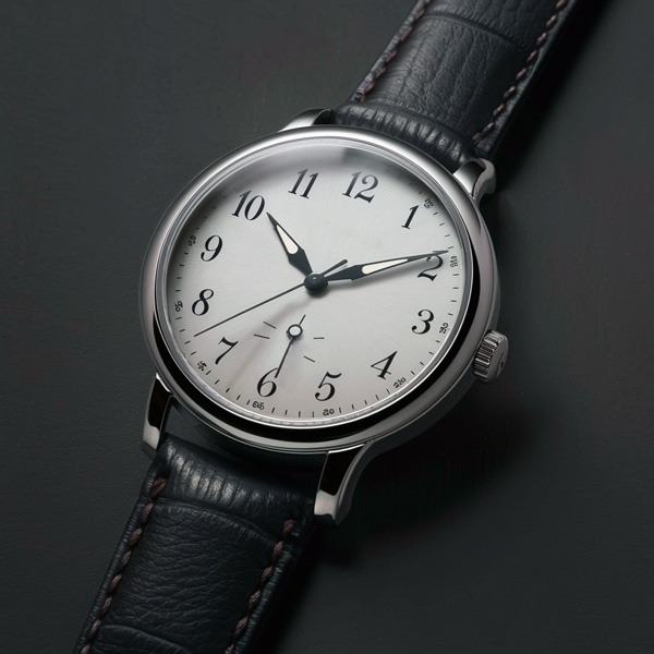 Edle schwarze Armbanduhr